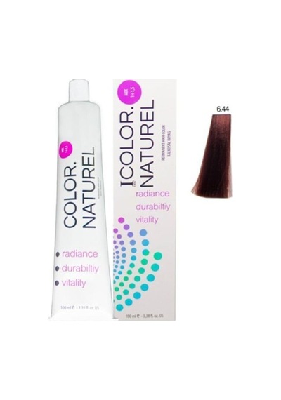 Color Naturel Kalıcı Saç Boyası 100 Ml 6.44 Koyu Yoğun Bakır