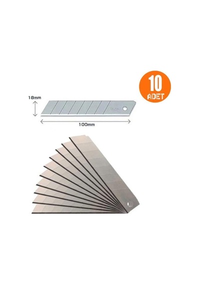 Metal Maket Bıçağı Eko 18 Mm 5 Adet