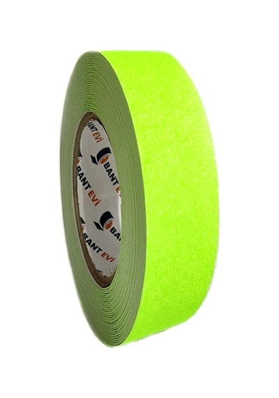 Merdiven Kaydırmaz Bant 25 MM x 25M Parlak Yeşil Kaydırmaz Bant