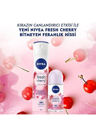 Fresh Cherry Kadın Sprey Deodorant, 150 Ml