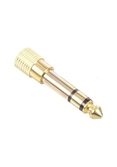 5844 6.3 Mm Erkek To 3.5 Mm Dişi Çevirici Dönüştürücü Jack Adaptörü