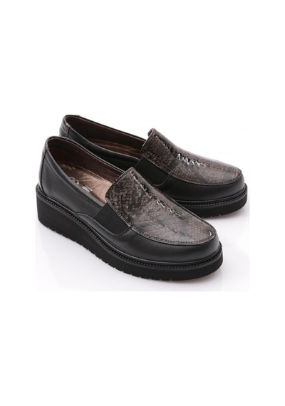 Dgn 30730 Kadin Comfort Ayakkabi 30730-692-R1712 Siyah Yılan