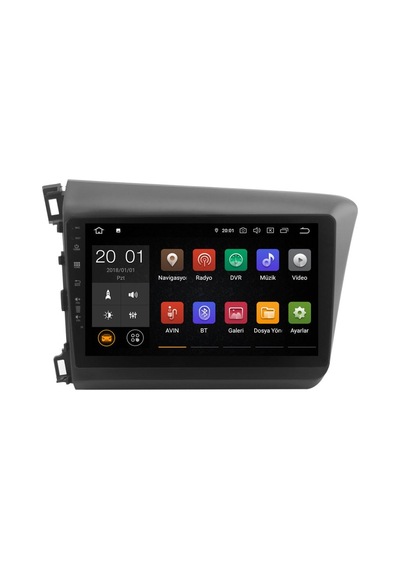 Honda Civic 2012-2015 2 Gb Ram 16 Hafıza Navigasyon Multımedya Tv