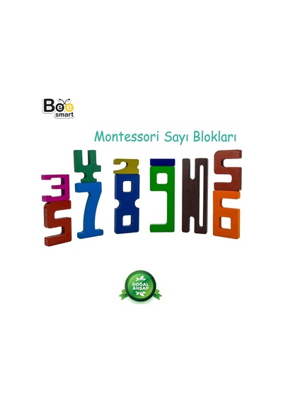 2 Adet Bee Smart Montesory Sayı Blokları