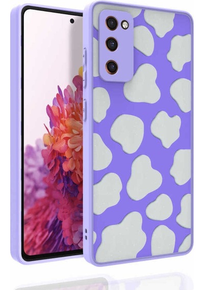 Galaxy S20 Fe Kılıf Desenli Kamera Korumalı Parlak Zore Nora Kapak NO6