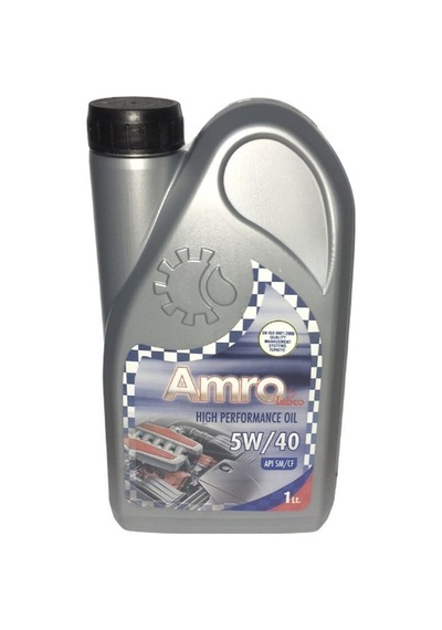 Amro 5W-40 Yüksek Performans Tam Sentetik Motor Yağı 1 L