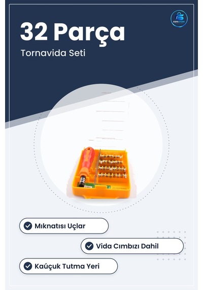 Mıknatıslı Hassas Tornavida Seti Cep Telefonu Tablet Saat Tamiri