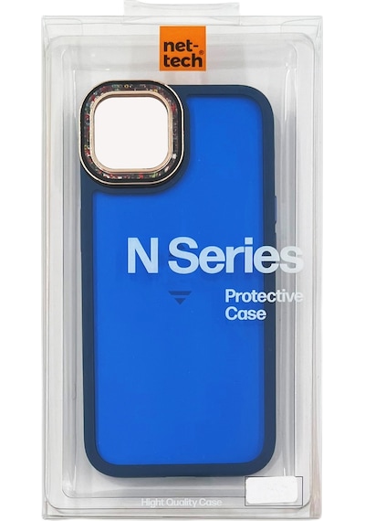 Nettech Apple Uyumlu iPhone 14 Nt-n027 Diamond Arka Koruma Kılıf - Kırmızı Kirmizi