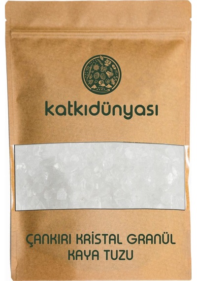 Katkı Dünyası Çankırı Kristal Granül Kaya Tuzu 1 KG