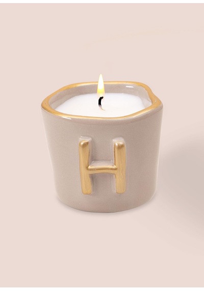 The Mia Shine Harf Mum H Kahve Patchouli 200 Gr Kahverengi