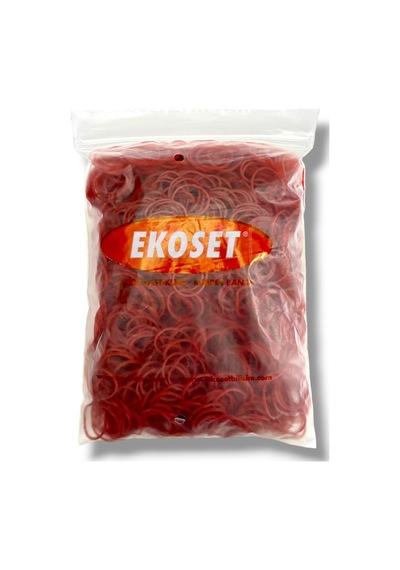 Küçük Kırmızı Paket Lastiği 40mm 3000 Adet