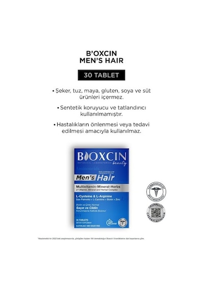 Bioxcin Men's Hair Multivitamin 30 Tablet