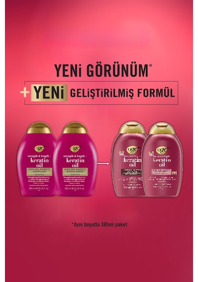 OGX Kırılma Karşıtı Keratin Oil Bakım Sülfatsız Kremi 385 ML