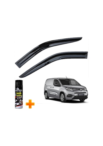 Toyota Proace City Mügen Cam Rüzgarlığı 2019 Sonrası 2 Li Takım +500ml Lastik Parlatıcı