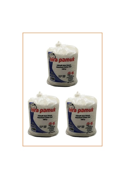 Hira Pamuk 1 Kg 1000gr 3 Adet