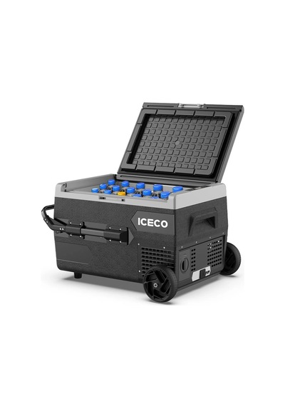 Iceco K65s 12/24volt 65lt Akülü/kablolu/ Kompresörlü Tekerlekli Outdoor Oto Buzdolabı/dondurucu Akü