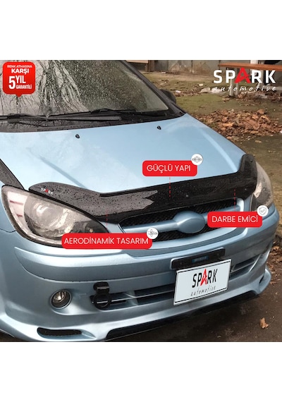 Hyundai Getz 2006-2011 Yıl Aralığı Kaput Rüzgarlık 3mm