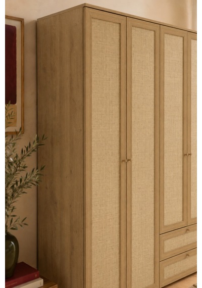 Home Sona 4 Kapaklı Gardırop 137x210x52 Cm Çok Renkli - 912278450 Çok Renkli Home Sona 4 Kapaklı Gardırop 137x210x52 Cm Çok Renkli - 912278450 Çok Renkli