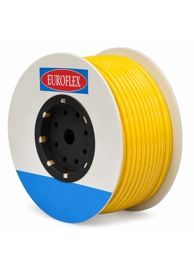 Euroflex 8x12 Mm 100 Metre Sarı Poliüretan Pnömatik Hava Hortumu 1 Top Eu8012