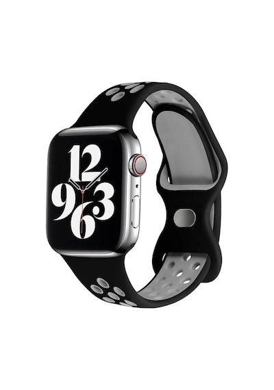 Koodmax  Apple Uyumlu  Watch  Delikli Nike Spor Kordon Kayış Series 9 Ultra 2 S-m 38 40 41mm