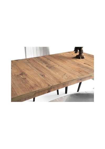 Milano Mdf Açılır Mutfak Masa Sandalyeli Takım 75 130cm 001