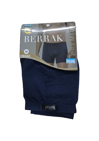 Berrak 4'lü Paket 4488 Ince Lastikli Modal Erkek Lacivert Boxer Short