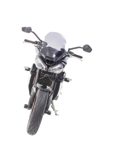 Gp Kompozit Triumph Street Triple 2017-2024 Uyumlu Ön Cam Füme Std