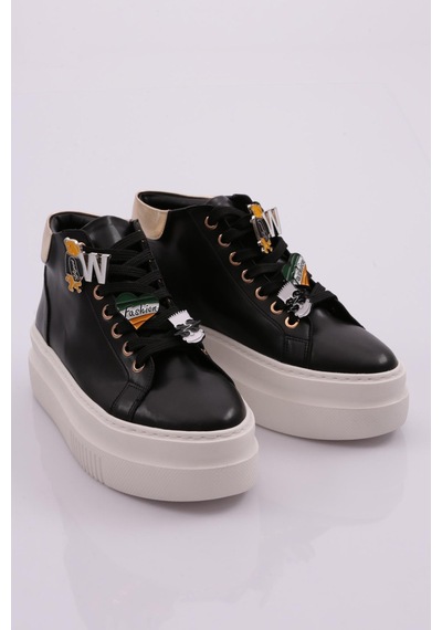 Dgn 1017 Kadin Sneaker 1017-2007-R1534 Siyah