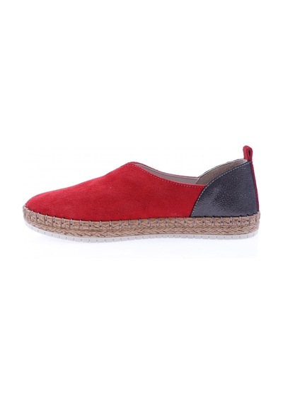 Dgn 1988 Kadin Espadril Ayakkabi 1988-2116-R0808 Kırmızı