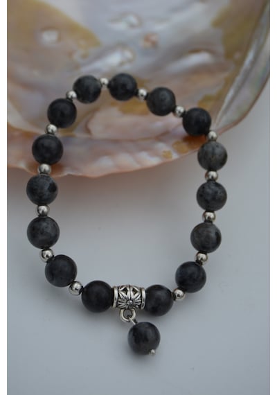 Stoneage Jewellery Larvakit Doğal Taşlı Bileklik Çok Renkli