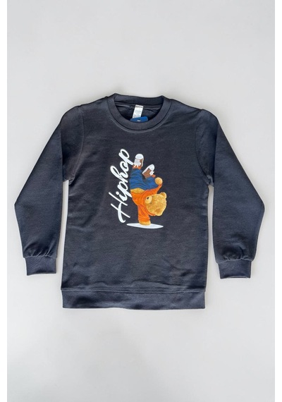 Minik Motion 3'lü Set Çocuk Baskılı 2 İplik Penye Sweatshirt Beyaz - Siyah - Lacivert Minik Motion 3'lü Set Çocuk Baskılı 2 İplik Penye Sweatshirt Beyaz - Siyah - Lacivert