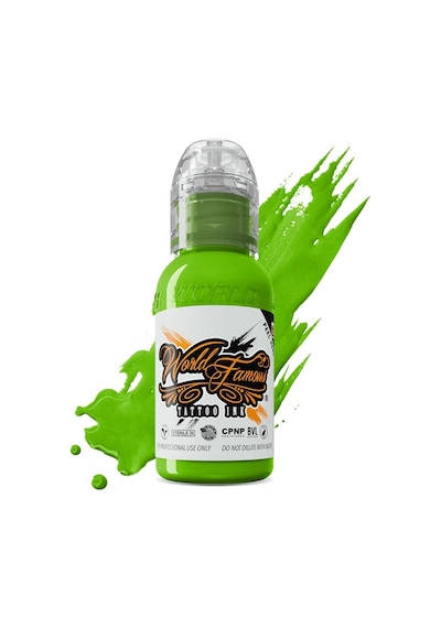 World Famous Ink Ilya Fom Tree Frog Yeşil Dövme Boyası 1oz - 30ml