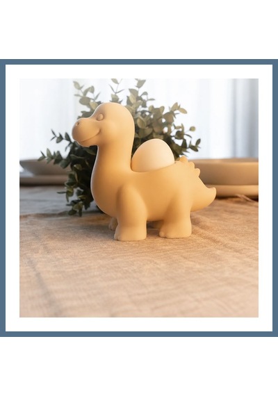 Buradabulabilirsin 3d Baskı Dinozor Yumurtalık - Sevimli Eggosaurus Yumurta Tutucu-bej Bbz