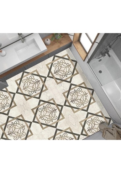 Yer Kaplama Zemin Kaplama Folyosu 65x130 Cm Marble Floor