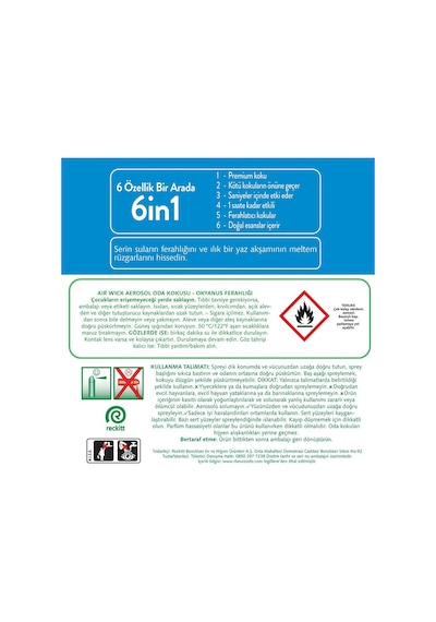 Aerosol Okyanus Ferahlığı 3x300 Ml