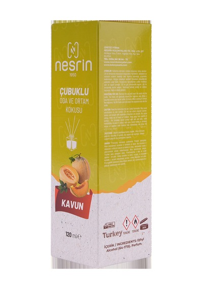 Nesrin 120 Ml Cam Kutulu Bambu Koku Kavun - 8690352728213b