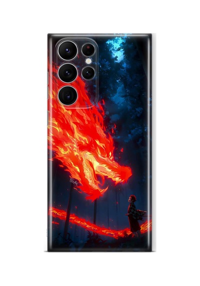 Samsung Galaxy S24 Ultra Uyumlu Baskılı Şeffaf Telefon Kılıfı Koleksiyon: Animesoul Sketchbook 10