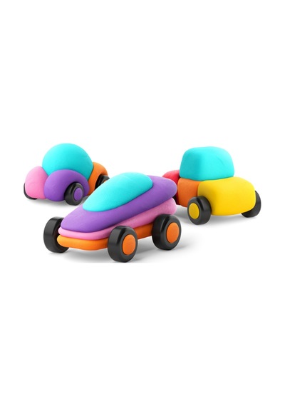 Hey Clay Yaratıcı Kil Seti - Happy Cars