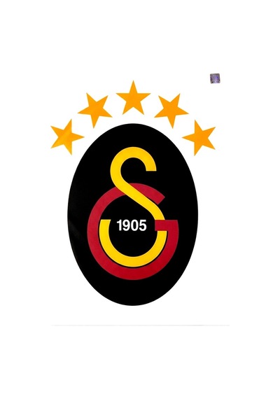 Galatasaray Siyah Arma Büyük Sticker 40x50cm Orijinal Lisanslı Ürün Çok Renkli