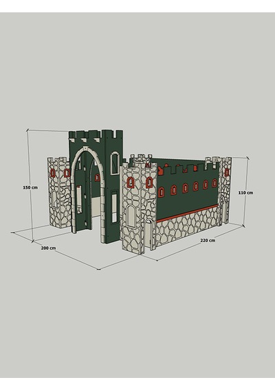 Mandu Castle Kum Havuzu Oyun Alanı Çok Renkli