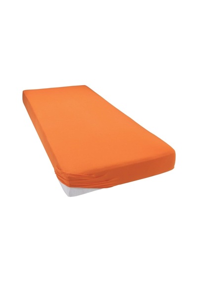 Tek Kişilik 100x200 Lastikli Çarşaf Turuncu