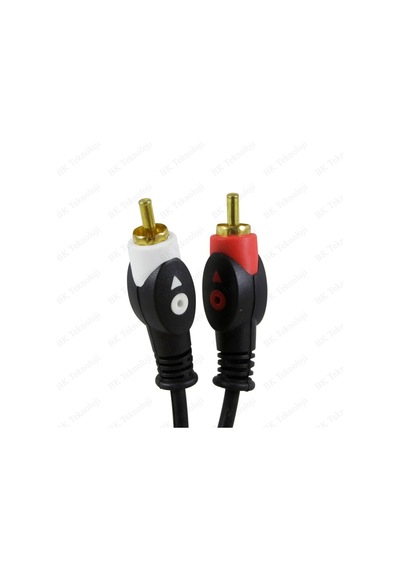 Yüksek Kalite 3.5mm Erkek to 2RCA Erkek Ses Kablosu 10Metre