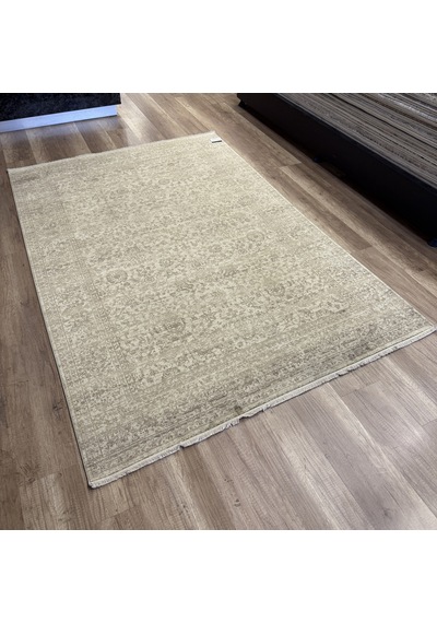 Hoom Rugs Overdye Ovr06 Krem Bej Doğal Bambu & Viskon Modern Salon Halısı Krem Bej