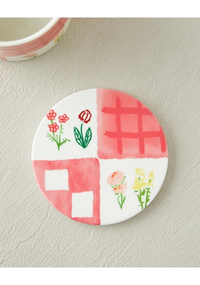 English Home Pelia New Bone China Bardak Altlıklı Kupa 380 Ml Pembe Pembe