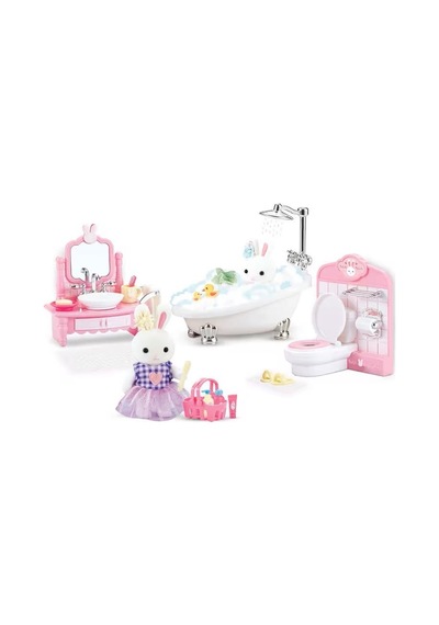 By Dreamy Mini Tavşan Büyük Banyo Oyun Seti-mga Çok Renkli