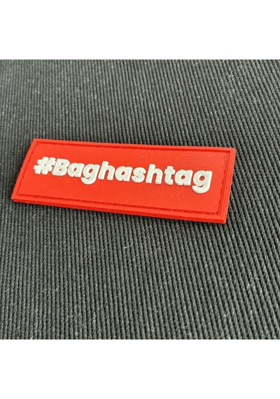Baghashtag Siyah Gabardin Tote Çanta
