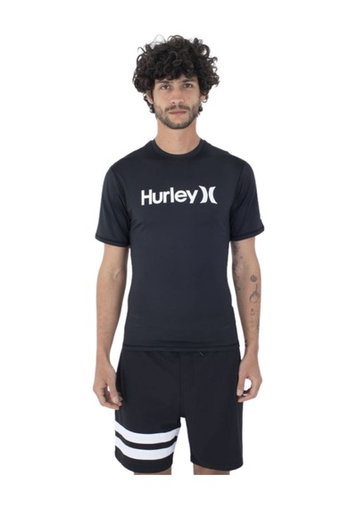 Hurley Hurley Oao Quickdry Rashguard Erkek Siyah Likra Blk