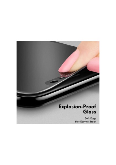 Iphone 6 Uyumlu Siyah Pet Full Ekran Koruyucu Siyah