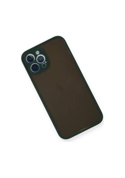 Ilkeshop Newface Apple iPhone Uyumlu 12 Pro Max Kılıf Montreal Silikon Kapak - Yeşil
