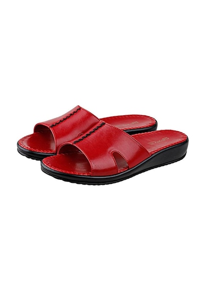 Ceyo 9200-3 Fashion Anatomik Kırmızı Kadın Terlik 36-41